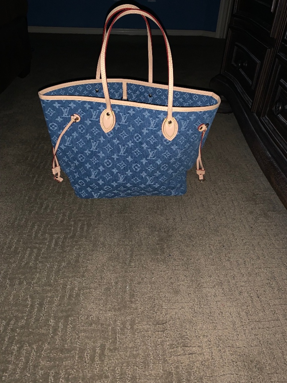 Denim Monogram Bag